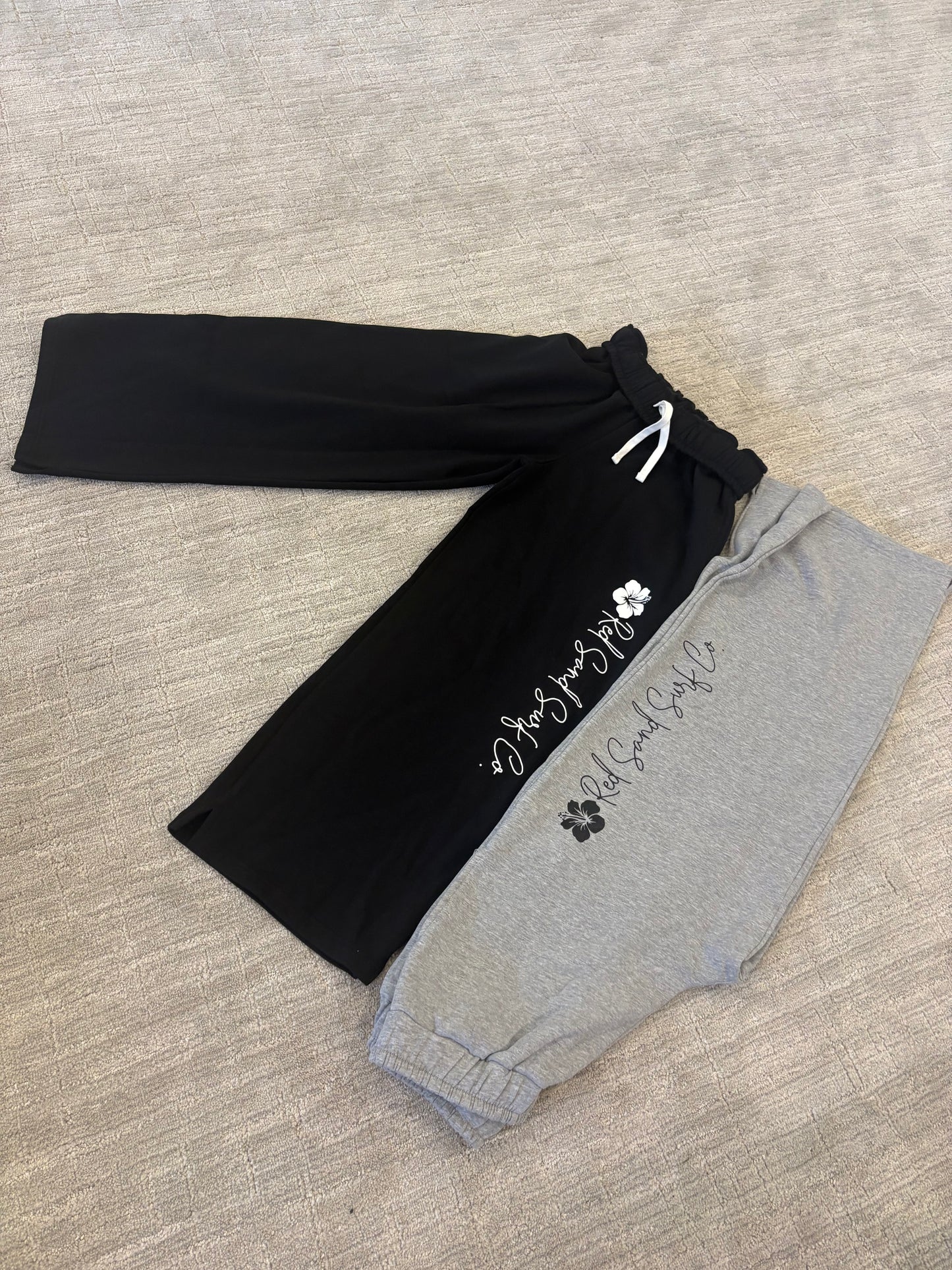 Wide leg sweatpants