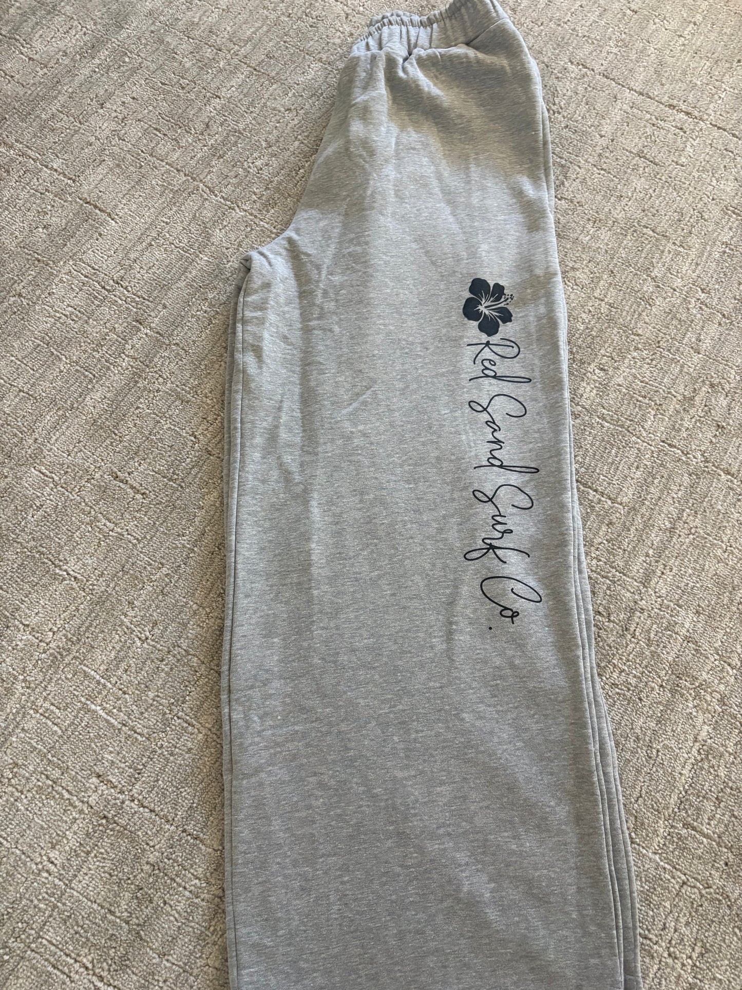 Wide leg sweatpants
