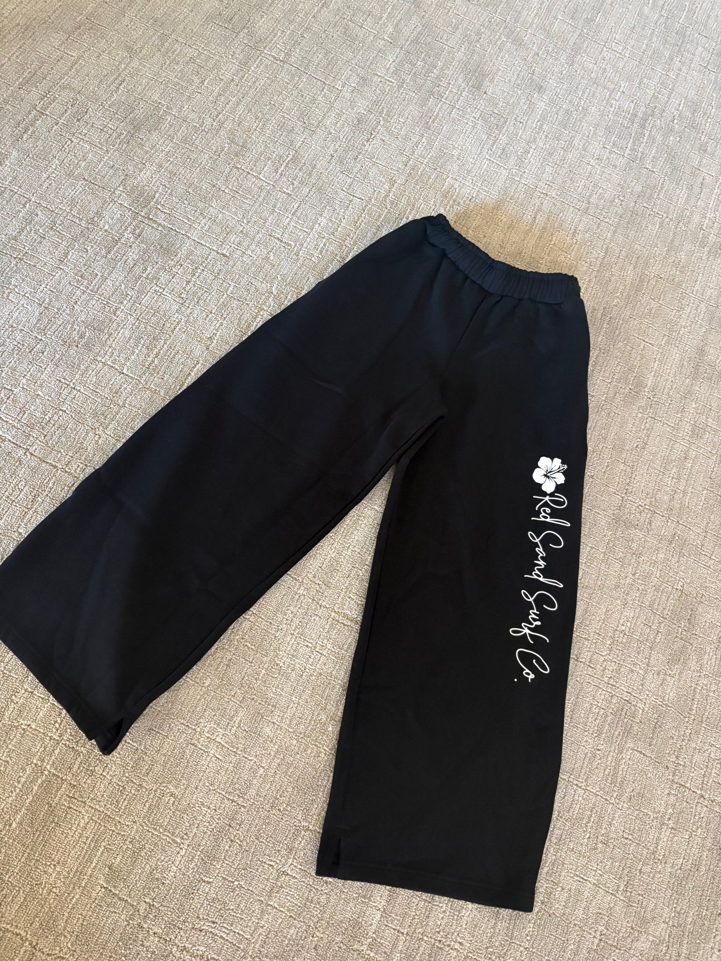 Wide leg sweatpants